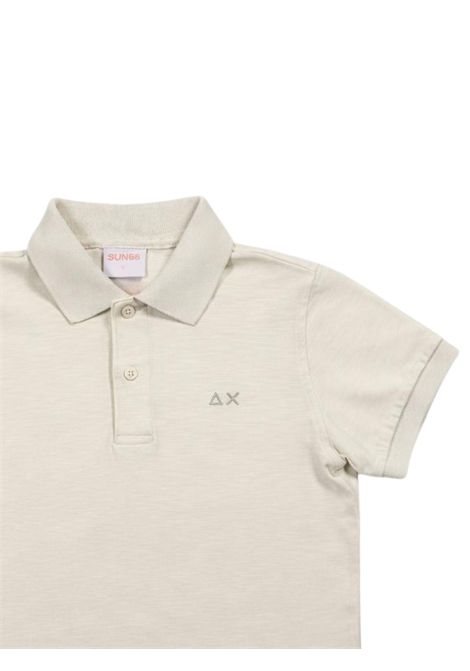Polo bambino panna in cotone SUN68 | A36335PANNA