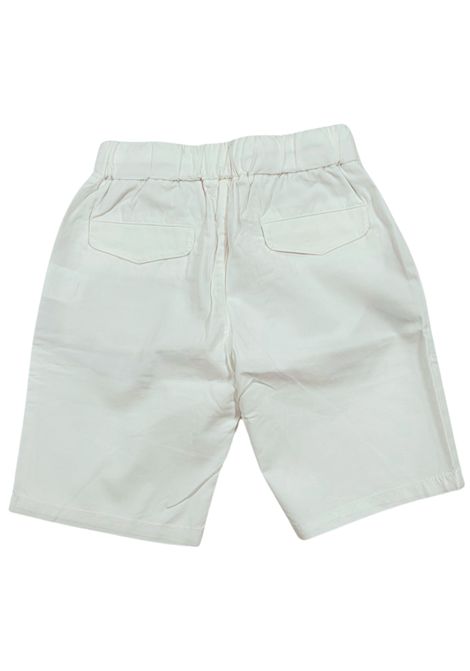 Bermuda bambino bianco in cotone SUN68 | B33307/SUBIANCO