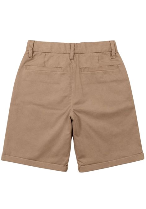Beige cotton Bermuda shorts for children SUN68 | B36301BEIGE