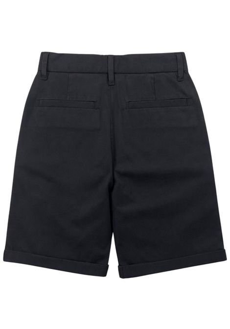 Black cotton Bermuda shorts for children SUN68 | B36301NERO