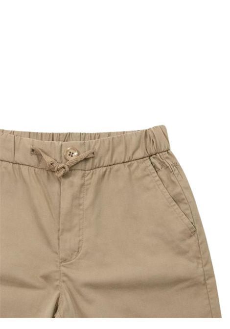 Beige cotton Bermuda shorts for children SUN68 | B36306BEIGE