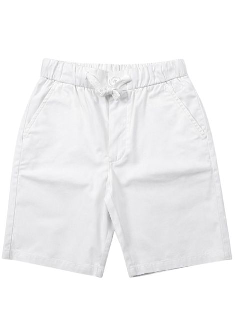 White cotton Bermuda shorts for children SUN68 | B36306BIANCO