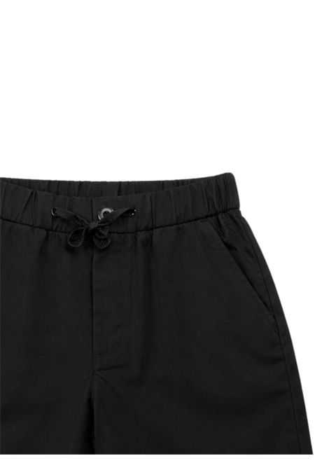 Black cotton Bermuda shorts for children SUN68 | B36306NERO