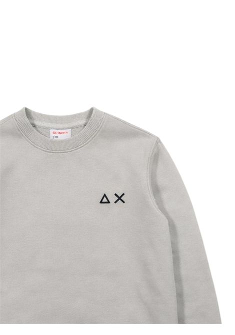 Felpa bambino grigia in cotone SUN68 | CPF36303GRIGIO