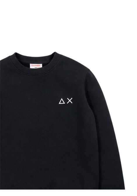 Felpa bambino nera in cotone SUN68 | CPF36303NERO