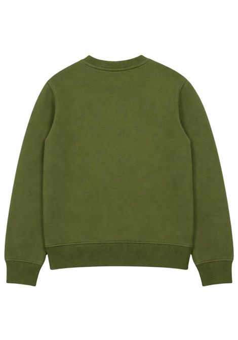 Felpa bambino verde in cotone SUN68 | CPF36303VERDE