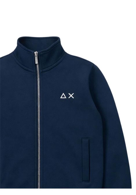 Felpa bambino blu in cotone SUN68 | F36302BLU