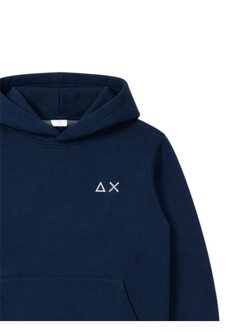 Felpa bambino blu in cotone SUN68 | F36304BLU