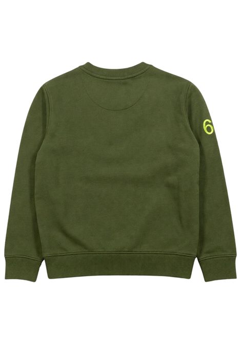 Felpa bambino verde in cotone SUN68 | F36315VERDE