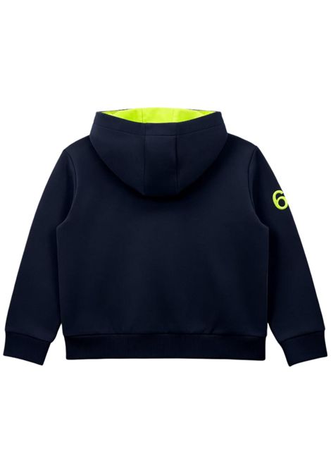 Felpa bambino blu in cotone SUN68 | F36316BLU