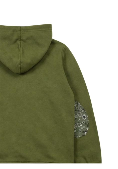 Felpa bambino verde in cotone SUN68 | F36325VERDE