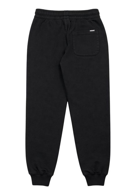 Black cotton trousers for children SUN68 | F36346NERO