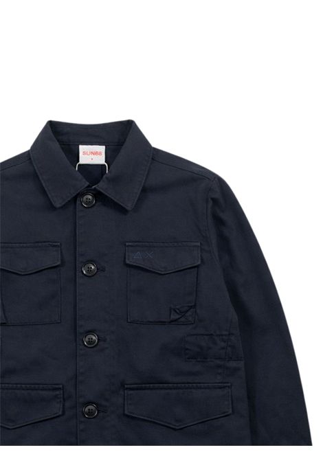 Giubbino bambino blu SUN68 | J36301BLU