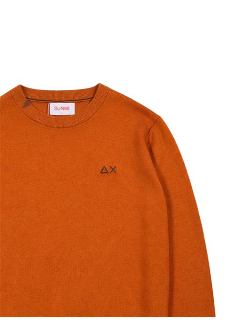 Maglione bambino arancio in cotone SUN68 | K36301ARANCIO