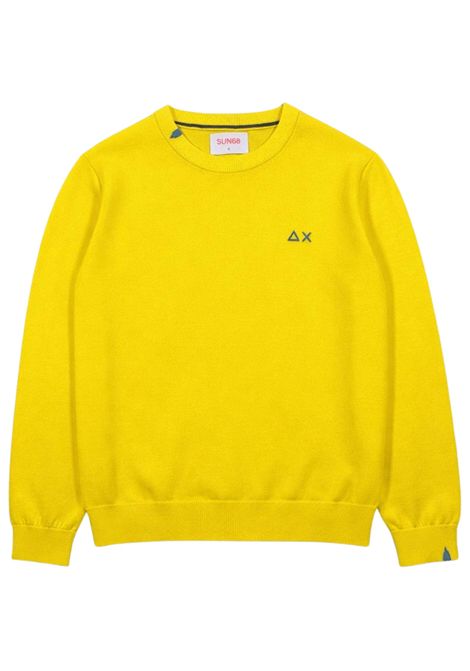 Maglione bambino giallo in cotone SUN68 | K36301GIALLO