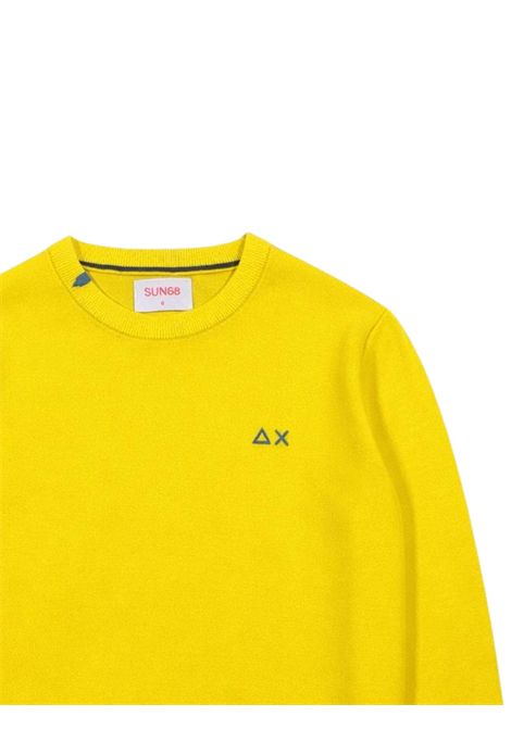 Maglione bambino giallo in cotone SUN68 | K36301GIALLO
