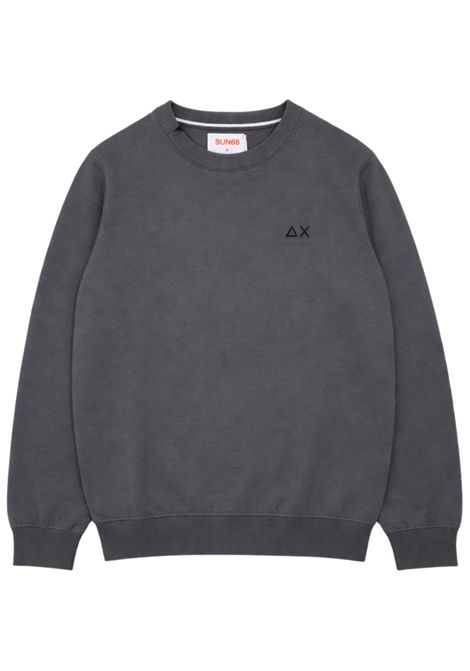 Maglione bambino grigio in cotone SUN68 | K36301GRIGIO