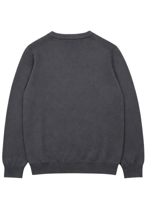Maglione bambino grigio in cotone SUN68 | K36301GRIGIO