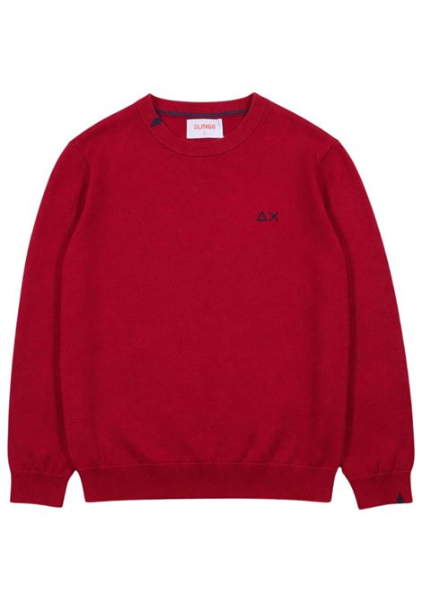 Maglione bambino rosso in cotone SUN68 | K36301ROSSO
