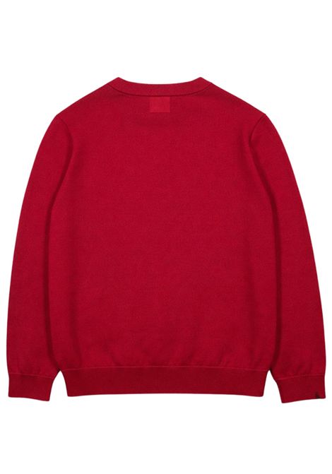 Maglione bambino rosso in cotone SUN68 | K36301ROSSO