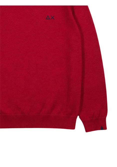 Maglione bambino rosso in cotone SUN68 | K36301ROSSO
