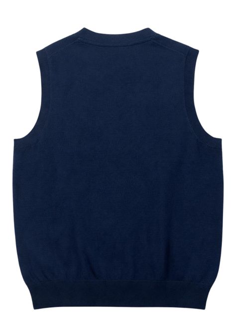 Cardigan bambino blu in cotone SUN68 | K36303BLU