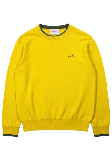 Maglione bambino giallo in cotone SUN68 | K36309GIALLO