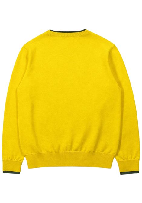 Maglione bambino giallo in cotone SUN68 | K36309GIALLO