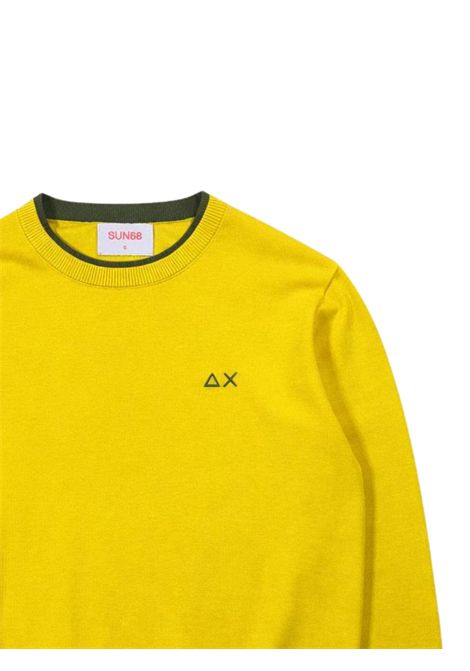 Maglione bambino giallo in cotone SUN68 | K36309GIALLO