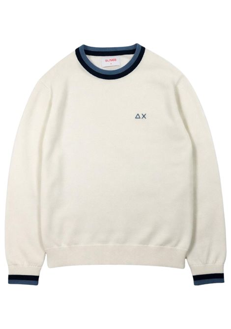 Maglione bambino panna in cotone SUN68 | K36312PANNA