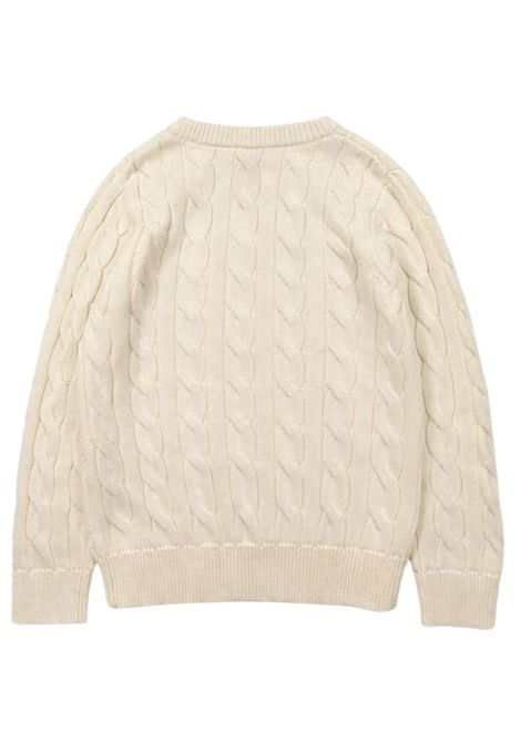 Maglione bambino panna in cotone SUN68 | K36315PANNA