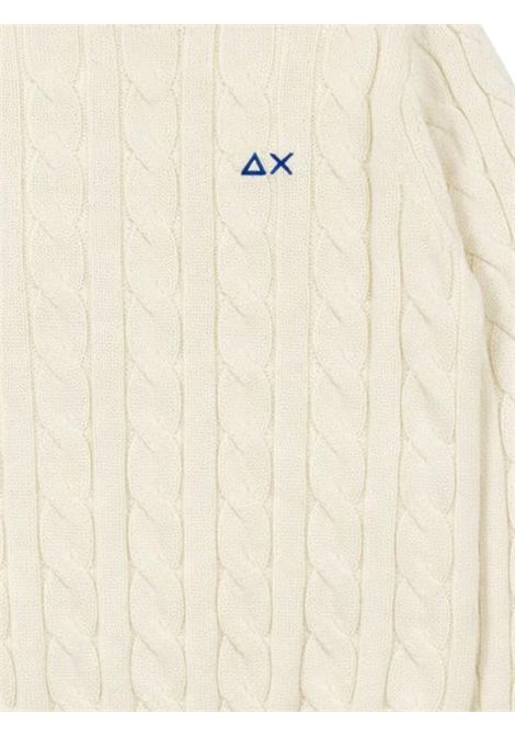 Maglione bambino panna in cotone SUN68 | K36315PANNA