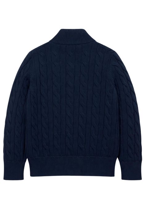 Cardigan bambino blu in cotone SUN68 | K36316BLU