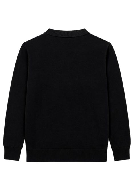Maglione bambino nero in cotone SUN68 | K36319NERO