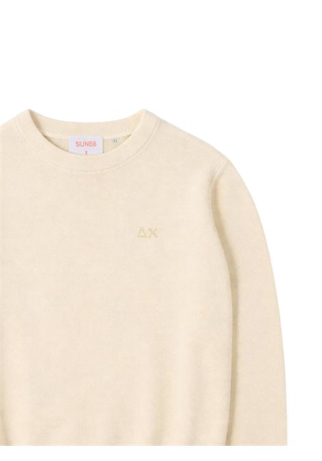 Maglione bambino panna in cotone SUN68 | K36319PANNA