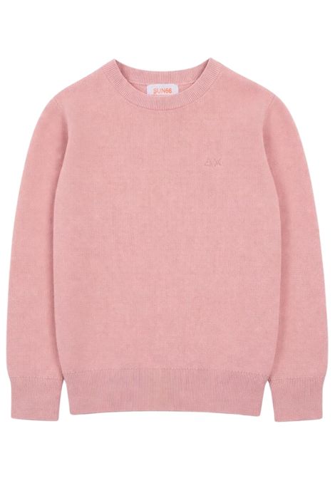 Maglione bambino rosa in cotone SUN68 | K36319ROSA