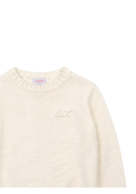 Maglione bambino panna in cotone SUN68 | K36337PANNA