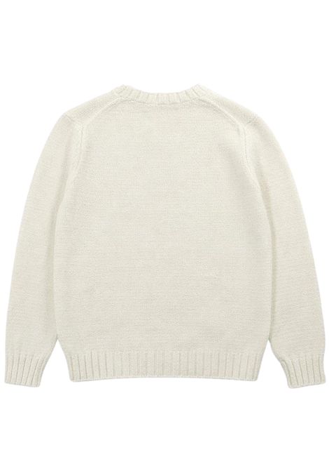 Maglione bambino panna in cotone SUN68 | K36337PANNA