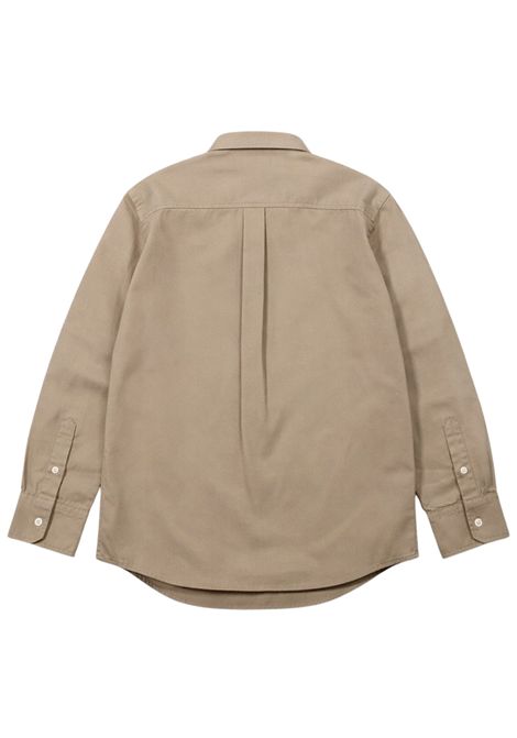 Camicia bambino beige in cotone SUN68 | S36301BEIGE