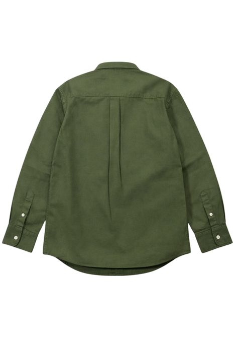 Camicia bambino verde in cotone SUN68 | S36301VERDE BOTTTIGLIA