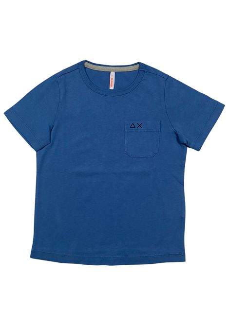 T-shirt neonato avio in cotone SUN68 | T34301/SUAVIO