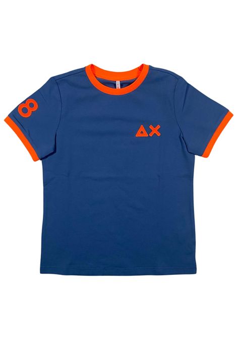 T-shirt bambino avio in cotone SUN68 | T34325/SUAVIO