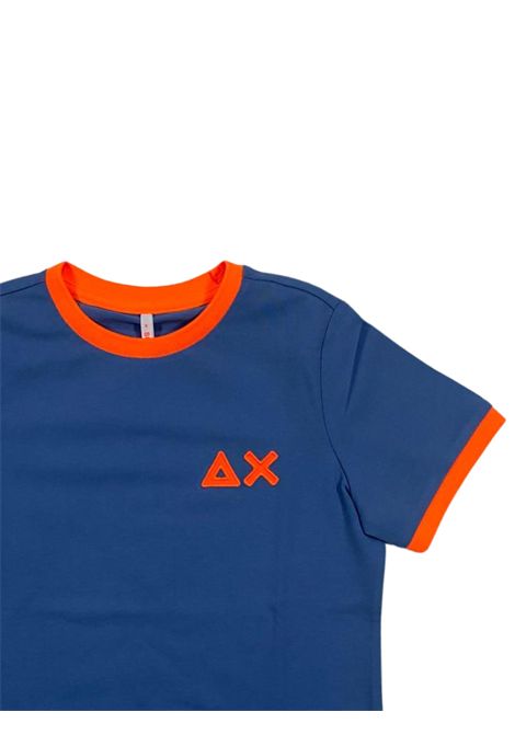 T-shirt bambino avio in cotone SUN68 | T34325/SUAVIO