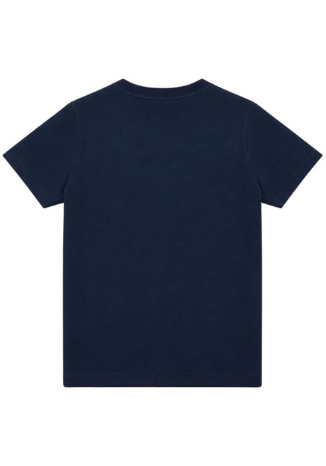 T-shirt bambino blu in cotone SUN68 | T36303BLU