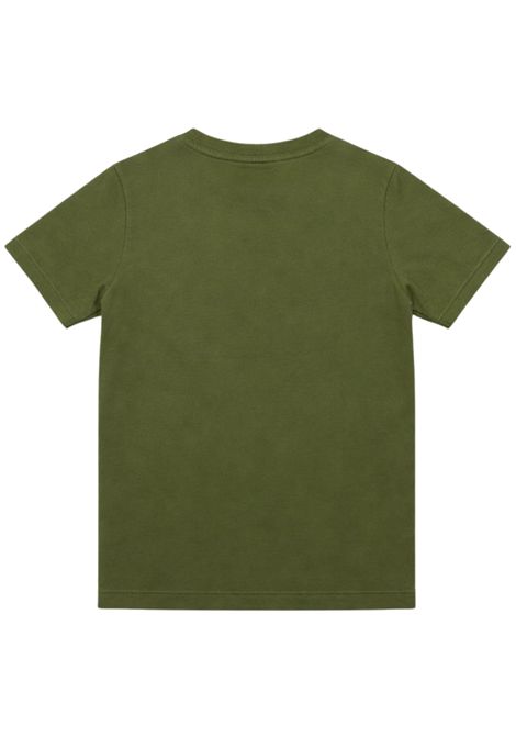 T-shirt bambino verde in cotone SUN68 | T36303VERDE