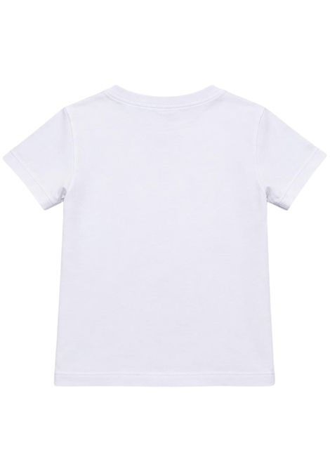 T-shirt bambino bianca in cotone SUN68 | T36307BIANCO