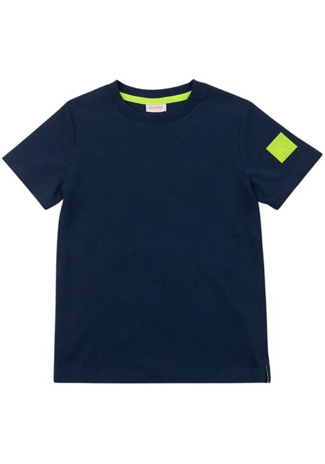 Blue cotton T-shirt for children SUN68 | T36307BLU