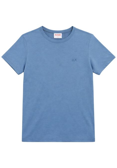 T-shirt bambino avio in cotone SUN68 | T36315AVIO