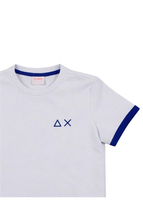 T-shirt bambino bianca in cotone SUN68 | T36320BIANCO
