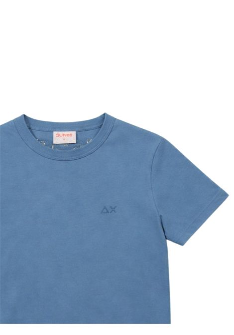 T-shirt bambino avio in cotone SUN68 | T36323AVIO